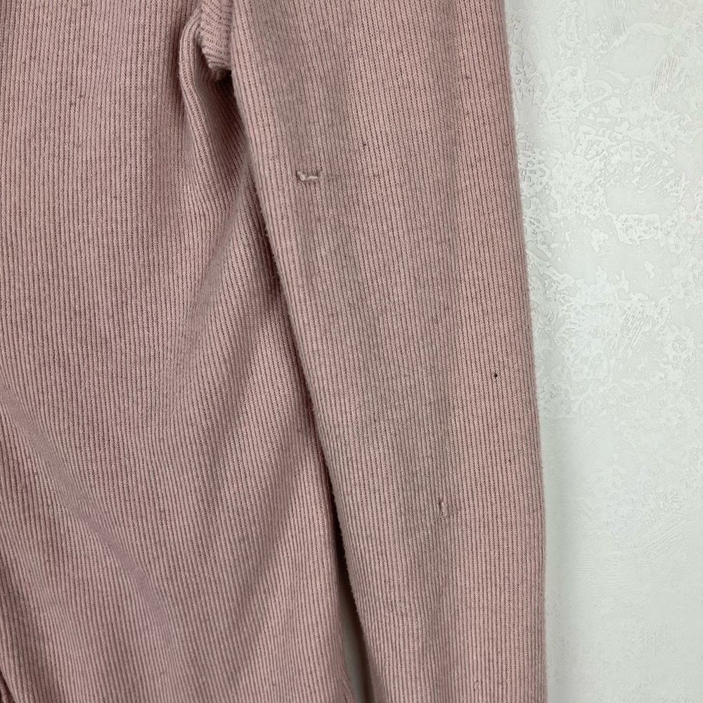 We The Free Call Me Cardigan Sweater Pink V-neck Button Front Long Sleeve Medium - Picture 5 of 12